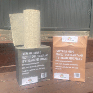 Sustainable Bamboo Toilet Paper Rolls, 3-Ply, Extra-Long Sheets